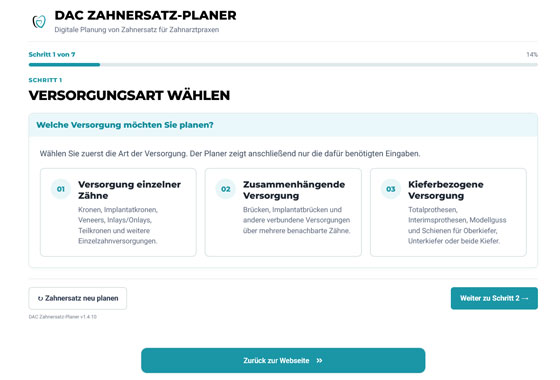 Neues Tool für die Planung prothetischer Versorgungen